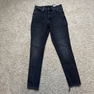 Banana Republic High Rise Skinny Jeans Black size 26